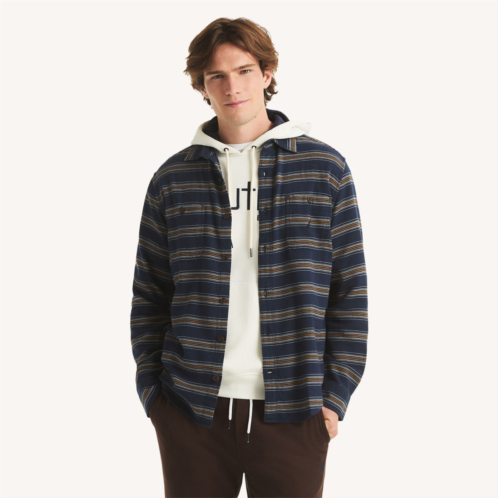 Nautica mens plaid flannel shirt