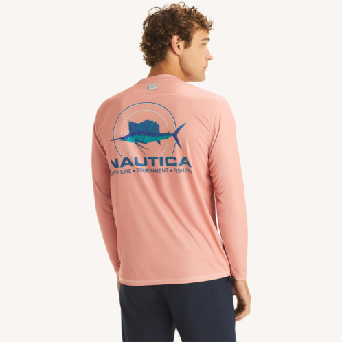 Nautica mens otf long-sleeve upf 50 shirt