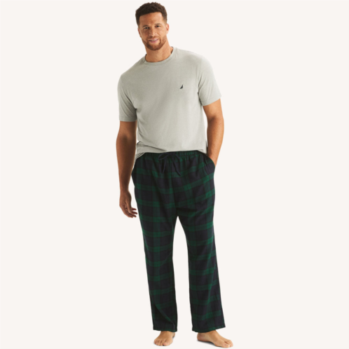 Nautica mens big & tall plaid pajama pant set