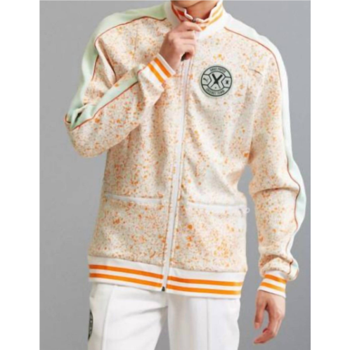 Puma daily paper cricket team mens track jacket in white