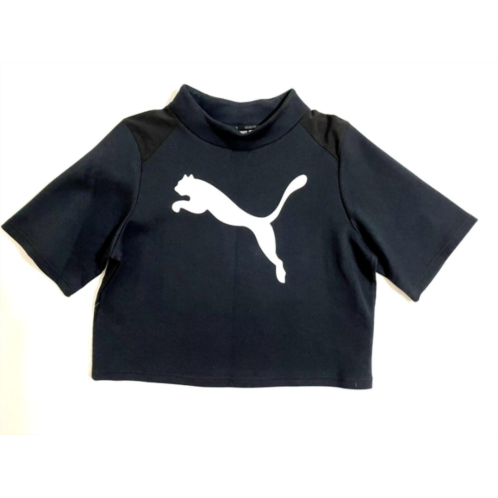 Puma womens evostripe pullover sweatshirt in black