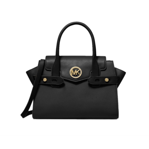 Michael Kors carmen leather medium fla satchel shoulder bag