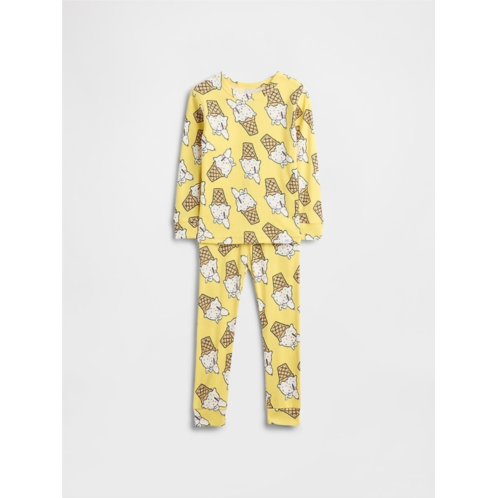 Gap Baby & Toddler Snoopy Organic Brushed Cotton PJ Set