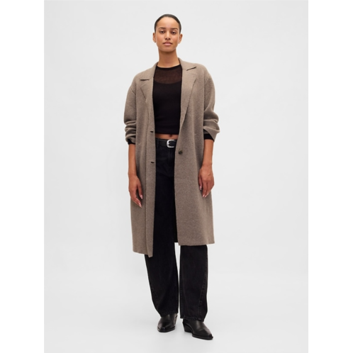 Gap Cotton-Blend Cardigan Coat