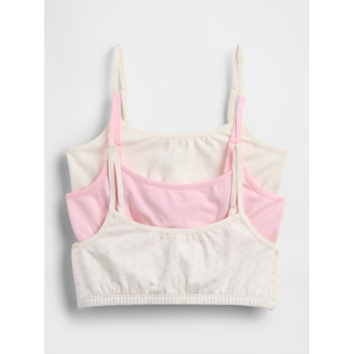 Gap Kids Organic Stretch Cotton Basic Bra (3-Pack)