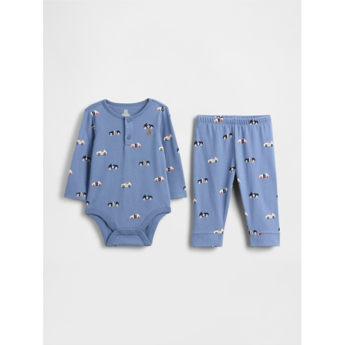 Gap Baby First Favorites Organic Cotton Bodysuit Outfit Set