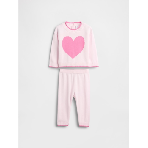 Gap Baby Heart Sweater Set