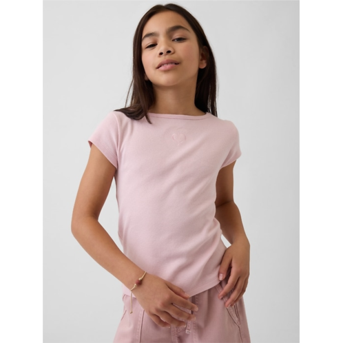 Gap Kids Cap-Sleeve Fitted T-Shirt
