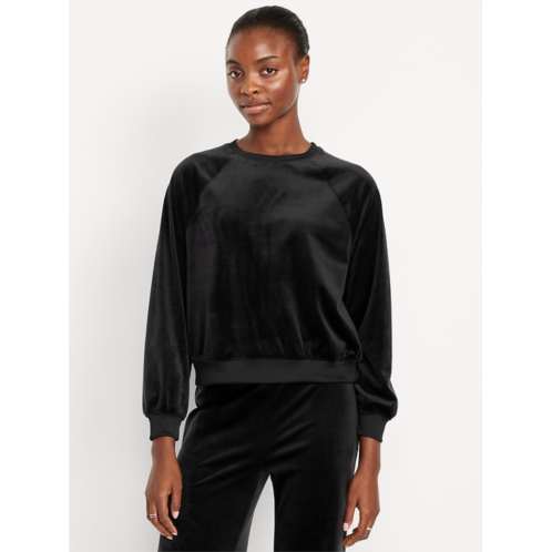 OldNavy Velour Lounge Top