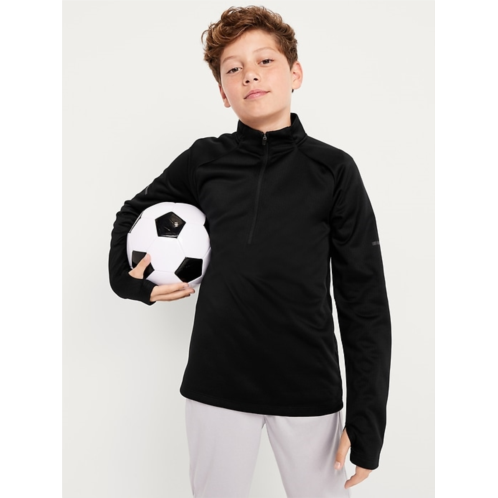 OldNavy Go-Dry Quarter-Zip Soccer Pullover for Boys