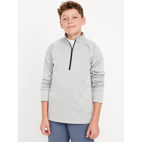 OldNavy Go-Dry Quarter-Zip Soccer Pullover for Boys