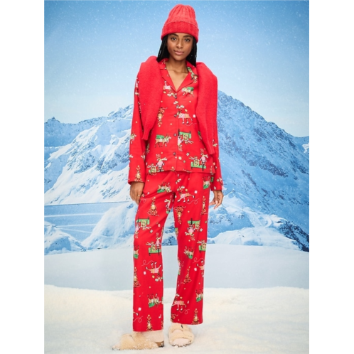 OldNavy Printed Flannel Pajama Pant Set for Women