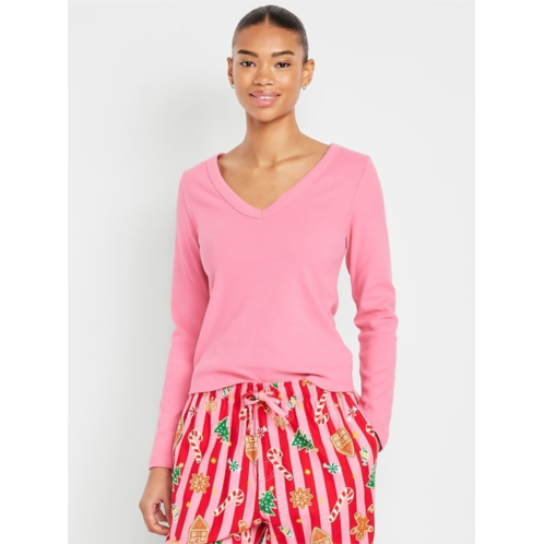 OldNavy Cozy Snug Long-Sleeve V-Neck T-Shirt