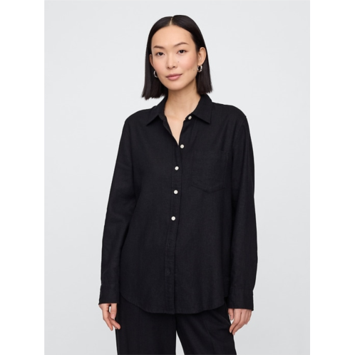 Gap Linen-Blend Easy Shirt