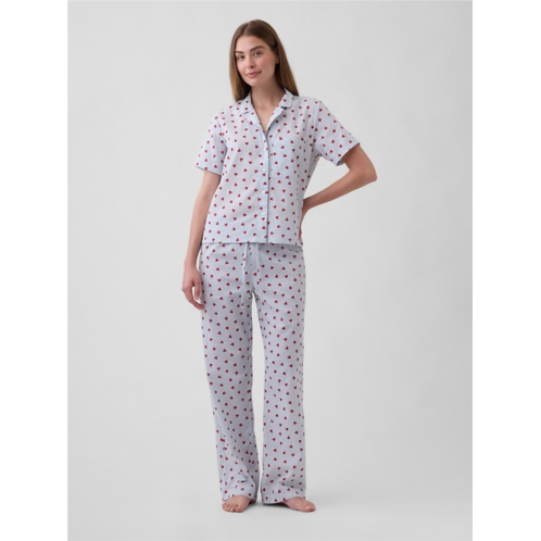 Gap Print Poplin PJ Pants