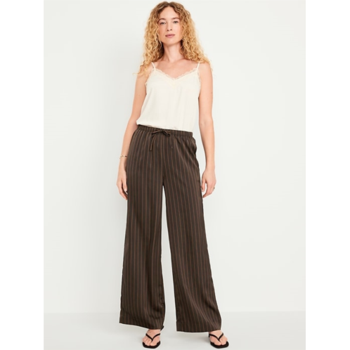 OldNavy High-Waisted Satin Wide-Leg Pants