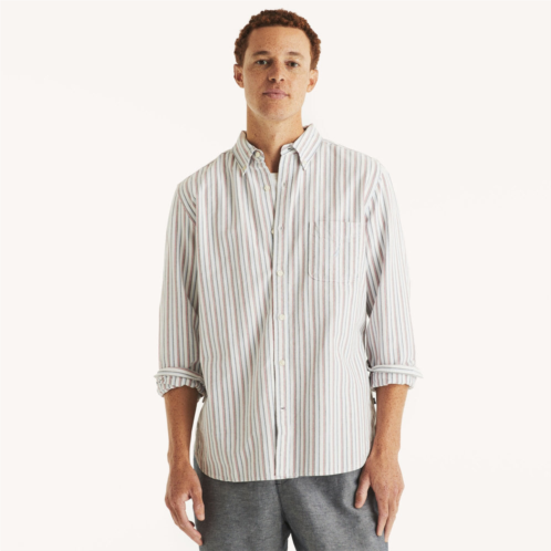 Nautica mens striped oxford shirt