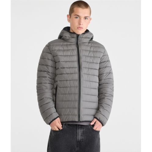 Aeropostale hooded midweight puffer jacket