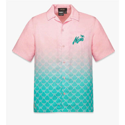 Mcm x snipes gradation monogram shirt