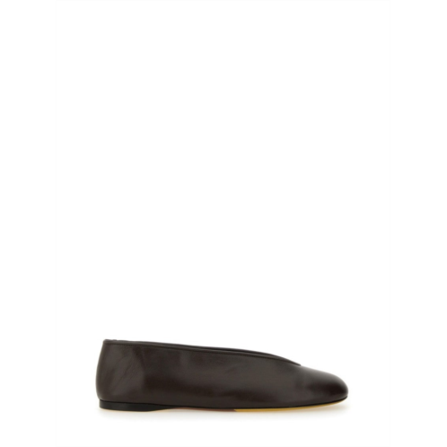 Moschino duck dancer leather flats