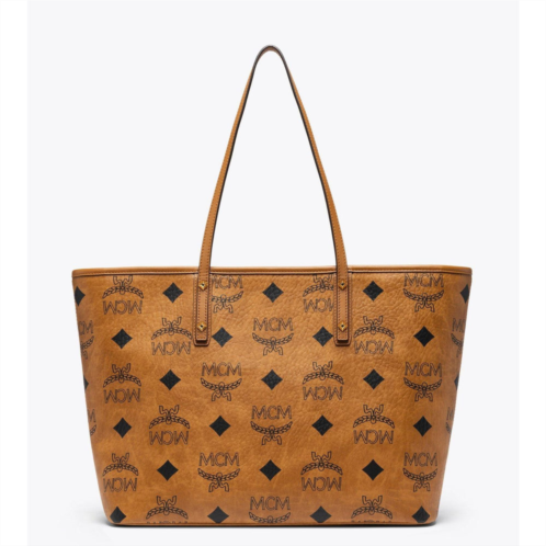 Mcm medium aren shopper in maxi monogram visetos