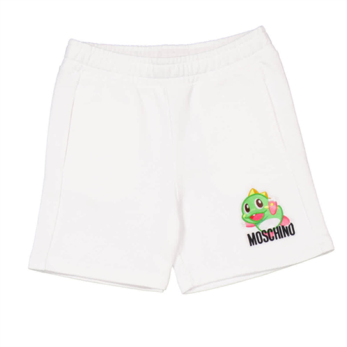 Moschino boys puzzle bobble embroidred shorts