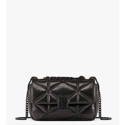 Mcm travia shoulder bag in cloud quilted leather