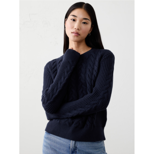 bananarepublic Cable Pullover Sweater