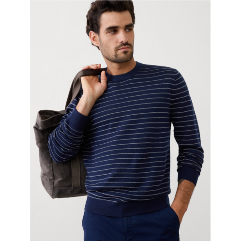 bananarepublic Merino Wool Textured Striped Sweater