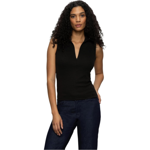 Sanctuary Sleeveless Zip Mock