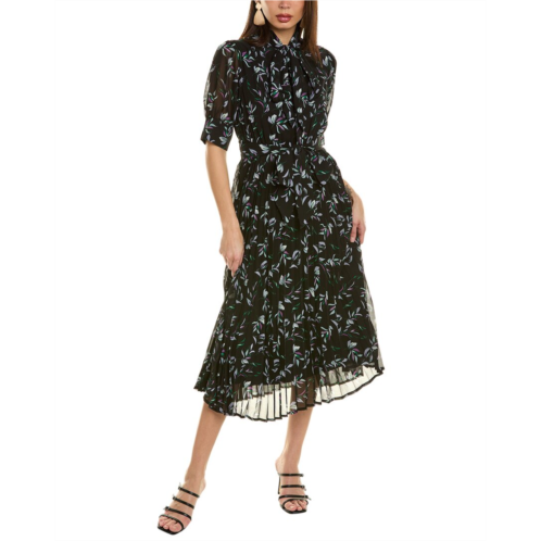 Gracia scarf neck midi dress