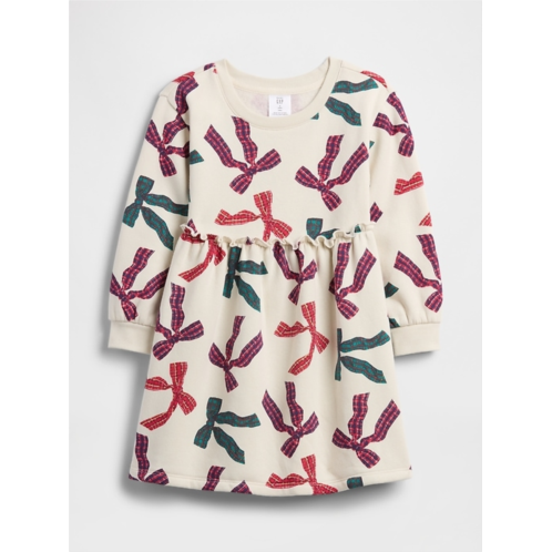 babyGap Print Sweatshirt Dress