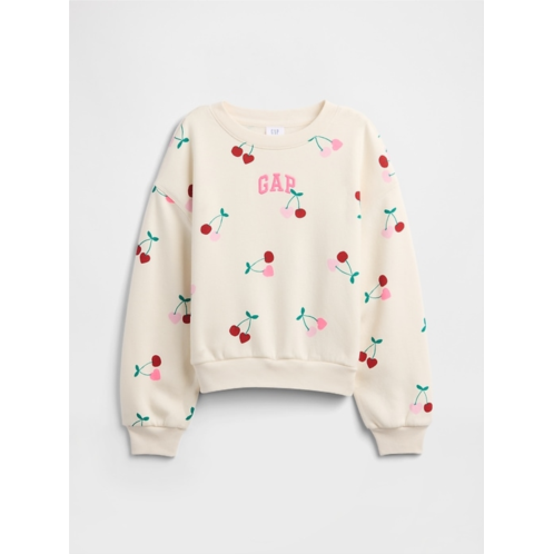 Kids Oversized Gap Graphic Sweatshirt