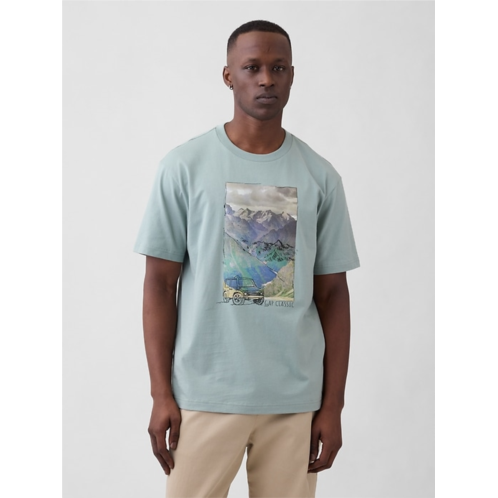 Gap Everyday Soft Relaxed Graphic T-Shirt
