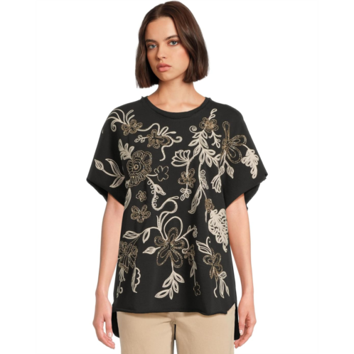 Womens Johnny Was French Terry Poncho