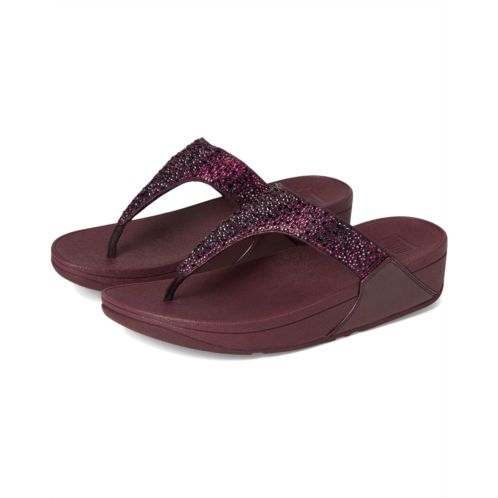 FitFlop Lulu Crystal-Mix Toe-Post Sandals