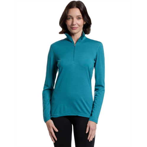 Womens Icebreaker Merino 200 Oasis Long Sleeve Half Zip
