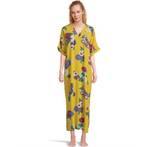 Womens N by Natori Kiku - Challis Dolman Sleeve Caftan
