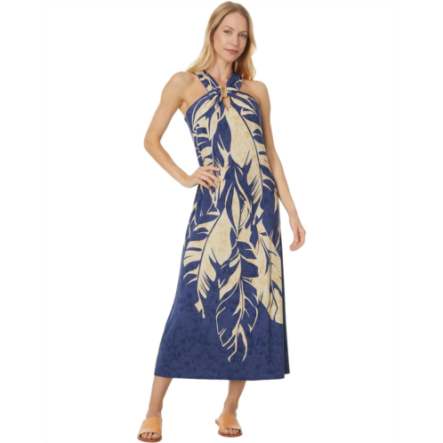 Womens Tommy Bahama Regal Fronds Halter Midi Dress