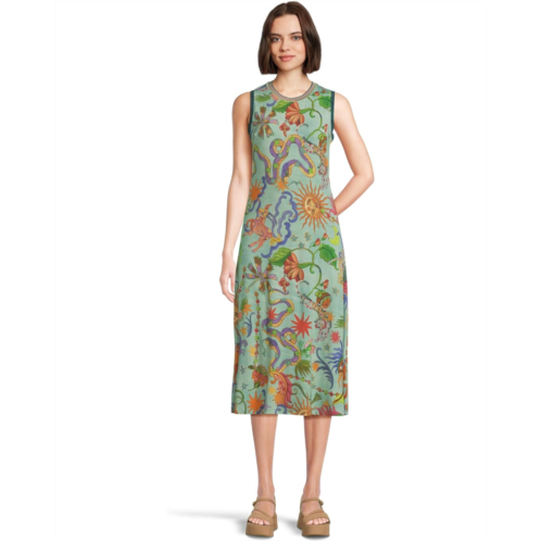 Womens Johnny Was The Janie Favorite Knit Tank Dress- Kayla