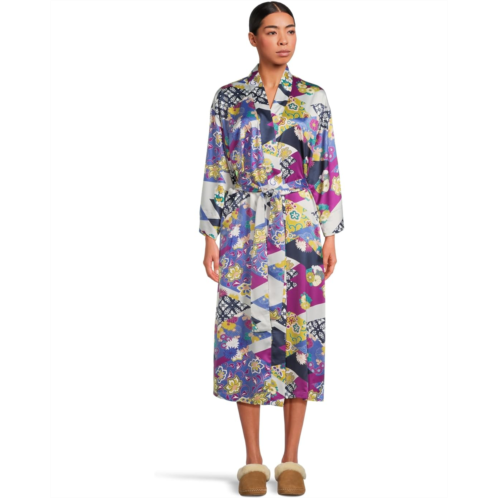 Womens N by Natori Deco - Satin Robe