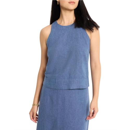 Womens NICZOE Rumba Linen Pop On Tank