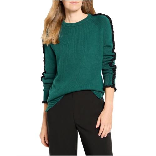 NICZOE Ruffled Down Sweater