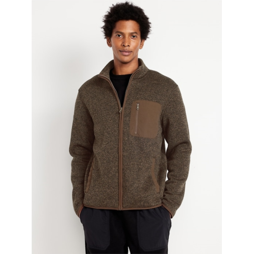 OldNavy Sherpa-Lined Fleece-Knit Jacket