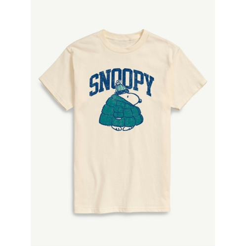 OldNavy Peanuts Snoopy In Puffer Short Sleeve Graphic Tee