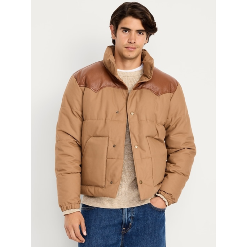 OldNavy Western Canvas Puffer Jacket