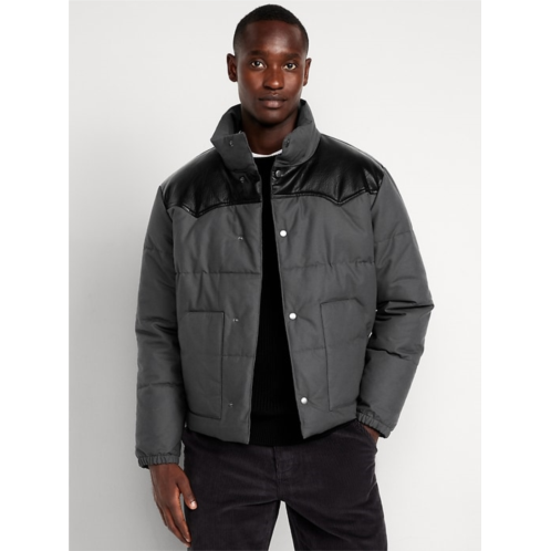 OldNavy Western Canvas Puffer Jacket