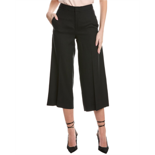 Vince crop wide leg linen-blend pant