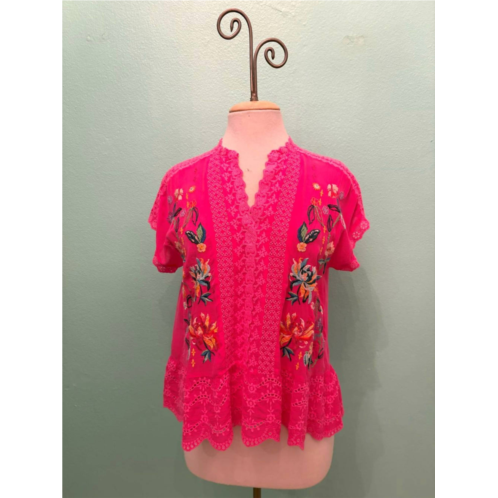 Johnny Was womens astrud blouse in fandango