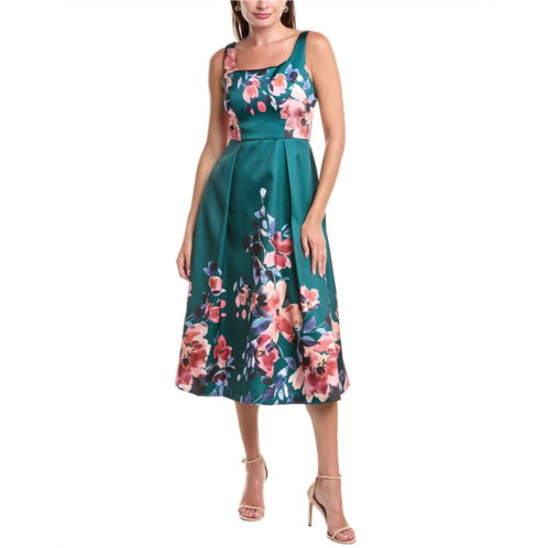 Julia Jordan pleated mikado midi dress